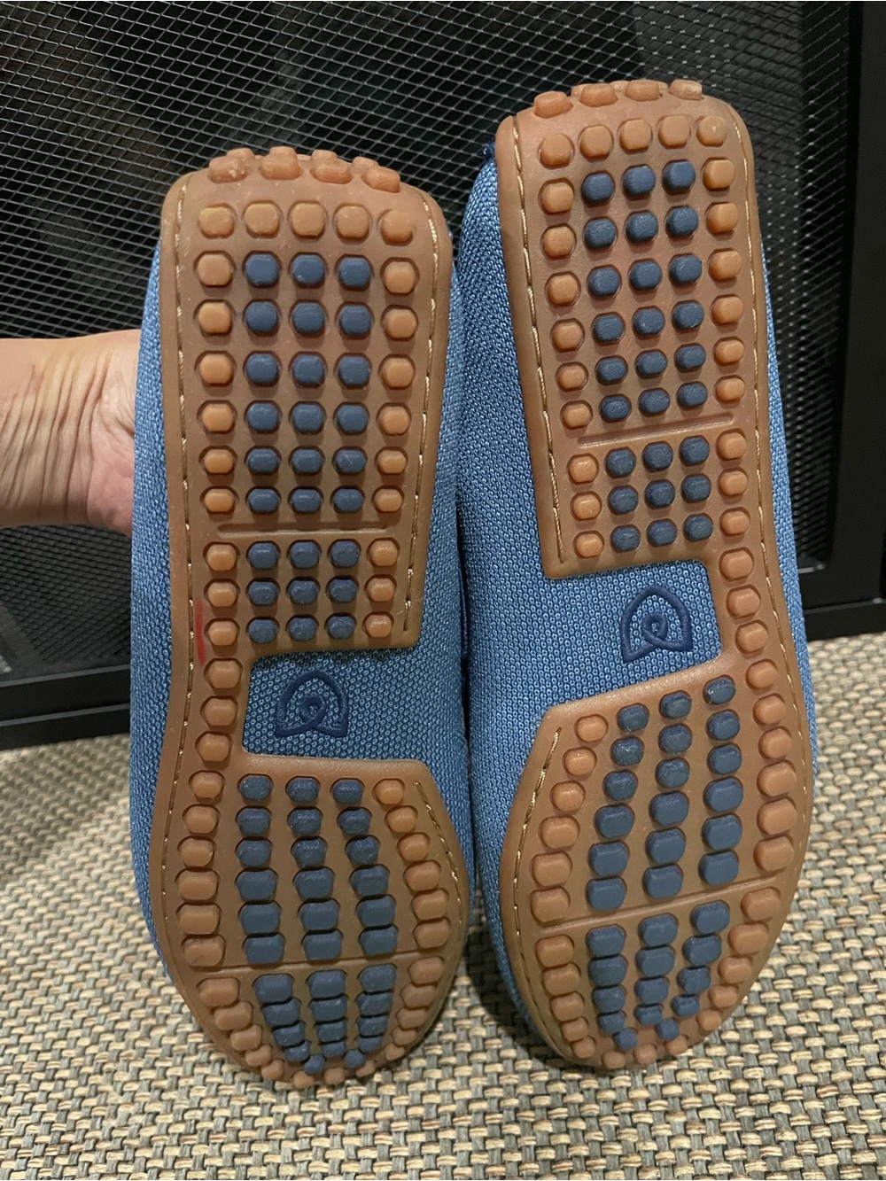 Rothy's The Braid Driver Loafers- Chambray - Picture 11 of 14